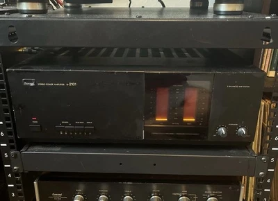 SANSUI B-2101 Stereo 200WPC Power Amplifier See Video Serviced by Pro Tech - F/S - Image 1 of 4