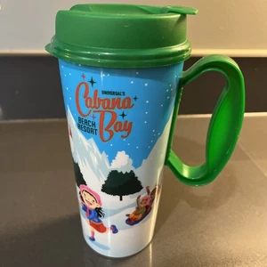 Universal Studios Orlando Cabana Bay Holiday nachfüllbare Resort Tasse Becher grün - Bild 1 von 3
