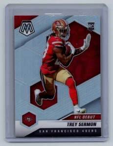 Trey Sermon 2021 Panini Mosaic Silver Prizm #255 NFL Debut RC 49ers - Picture 1 of 2
