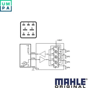 CONTROL UNIT GLOW PLUG SYSTEM MHG 13 FOR RENAULT MASTER/III/Platform/Chassis - Picture 1 of 7