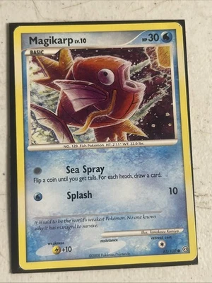 Magikarp 65/100 Pokemon - Diamond and Pearl Stormfront MP - Image 1 of 2