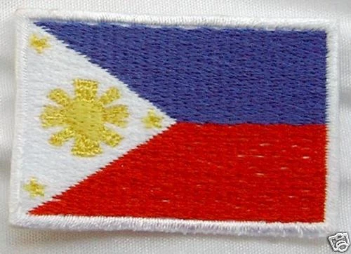 MARKENLOS AUFNÄHER Patch FLAGGE flag Fahne Philippinen mi