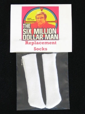 The six million dollar man  Replacement  Socks! - Image 1 of 2