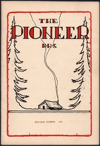 The Pioneer - Vintage 1929 Reading MA High School Mid-Year Booklet - Picture 1 of 2