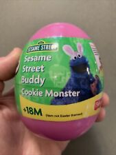 New Rare Sesame Street Buddy Cookie Monster Easter Egg Fisher Price 2008
