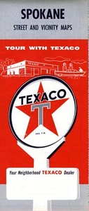 1958 Texaco Road Map: Spokane NOS - Picture 1 of 1