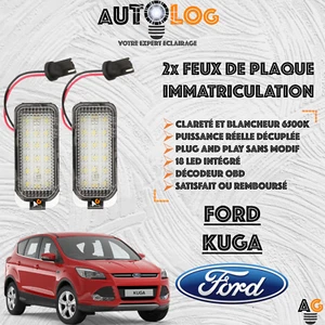 ✳️ 2x Feux de plaque d'immatriculation LED FORD KUGA ✳️ - Picture 1 of 4