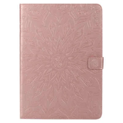 Sunflower Embossed Flip Leather Stand Case Cover For iPad 5th 6th Gen Mini Air 2 - Image 1 of 4