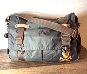Tokidoki LeSportsac Olive Green and Khaki Nylon Messenger Bag - Picture 1 of 24