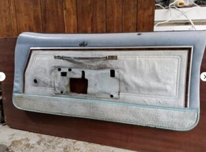 1977-1985 Oldsmobile Delta 88 Royale 2 DOOR Pass Right Front Door Panel Lt Blue - Picture 1 of 14