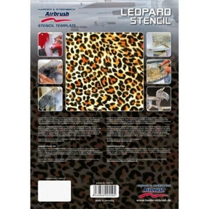 "Plantilla de aerógrafo Harder and Steenbeck ""Leopardo" - Imagen 1 de 2