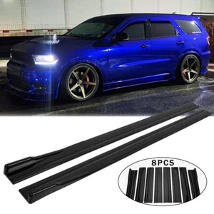 Extensión de faldón lateral divisor paneles basculantes labio para Dodge Durango SRT R/T 86,6"" - Imagen 1 de 13