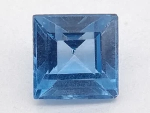 Natural EGL Certified Blue Aquamarine Square cut Loose Gemston 2.73 Ct - Picture 1 of 6