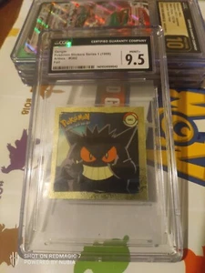 Gengar Holo Foil Sticker 1999 Gold #G02 Artbox CGC 9.5 - Picture 1 of 3