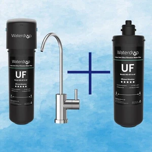 Wassertropfen 10UB-UF Unterspüle Wasserfiltersystem UND WD-RF10-UF Wasserfilter - Bild 1 von 12