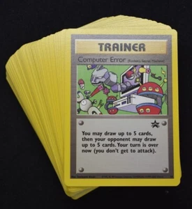 Vintage Pokémon TCG Computer Error Black Star Promo Lot of 100 Cards NOS - Picture 1 of 4