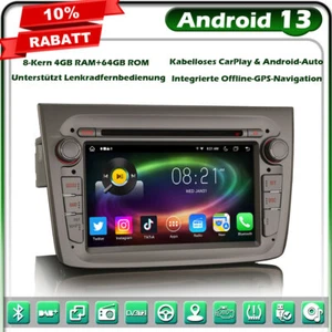 Autoradio 8 core Android 14 navigatore GPS per Alfa Romeo Mito DAB+DVD CarPlay BT 64GB - Foto 1 di 24