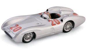 MODELLINO AUTO F1 STATICO BRUMM MERCEDES W196 KLING 1954 #22 FRANCE GP 1/43 - Foto 1 di 5