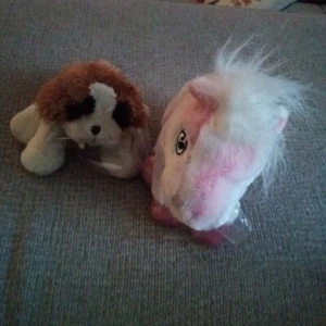 Ganz Webkinz Plush St Bernard And Pony Stuffed Animal Toys No Codes - Picture 1 of 9