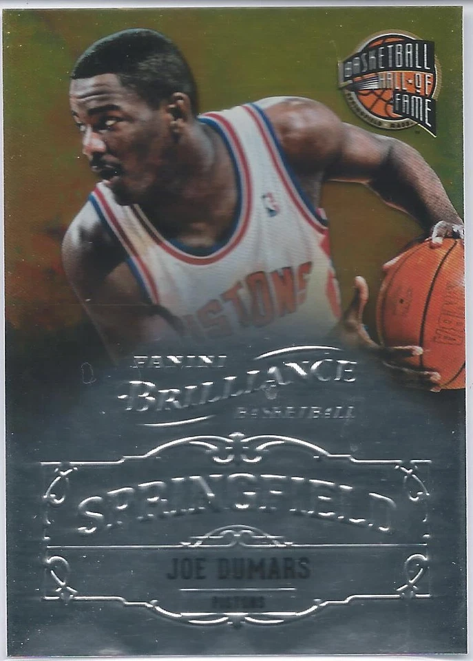 2012-13 Brilliance SPRINGFIELD JOE DUMARS McNeese State Detroit Pistons NBA - Image 1 of 1