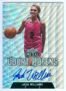 JADA WILLIAMS "COURT QUEENS WAVE AUTOGRAPH CARD" LEAF METAL BASKETBALL 2021-22 - Picture 1 of 1