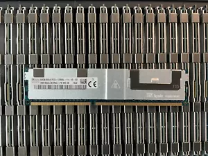 64GB PC3-12800L DDR3 1600 ECC LRDIMM 8Rx4 1.5V Hynix Part # HMTA8GL7AHR4C-PB - Picture 1 of 1