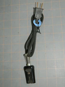 Vintage Electricord Gerätekabel 10A-125V 5A-250V Underwriters Labor 1/2" Stecker - Bild 1 von 3