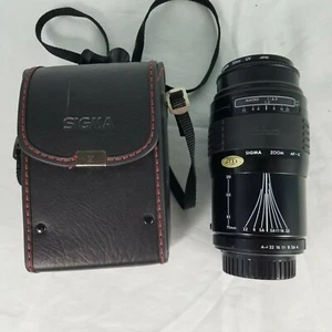 Sigma 70-210mm f/4.0-5.6 Telephoto Macro Zoom Manual Lens With Case  - Picture 1 of 11