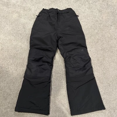 Lands’ End Black Grow-A-Longs Snowboard Pants Children’s Size 8 - Image 1 of 4