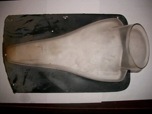 FMR NASCAR ESTILO ÚNICO PLÁSTICO LATERAL CONDUCTO DE AIRE FRÍO 10" X 6" MANGUERA TAMAÑO 2 7/8" OD - Imagen 1 de 4