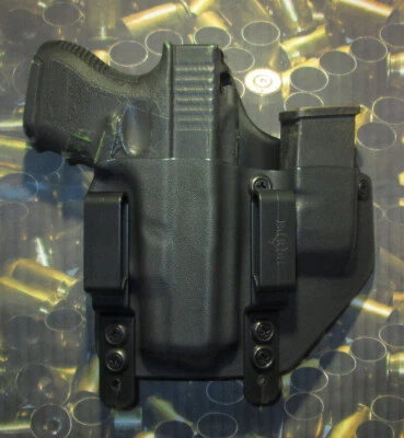 Fundas listas para cazar: funda Glock 26/27/33 Kydex IWB con soporte extra Mag Foto 1 de 4