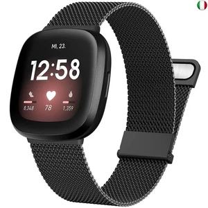 Cinturino per Fitbit Versa 4/Fitbit Versa 3, Cinturino di Ricambio in Metallo - Foto 1 di 7