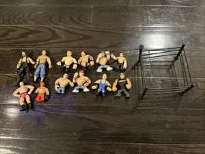 WWE Rumblers Slam City Lot of 8 + 4 Other Figures And Extra Including Ring - Picture 1 of 4