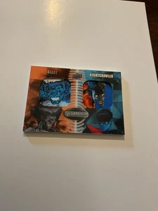 2015 Marvel Vibranium Chrome DUAL Patch Beast Nightcrawler  card P2-19 - Picture 1 of 2