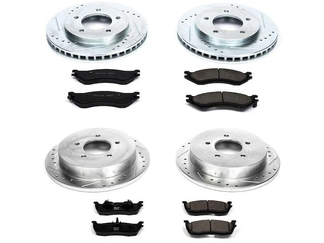 Комплект переднего и заднего тормозных колодок и ротора для Lincoln Navigator FP518FG 1998-2000 годов выпуска - Изображение 1 из 1