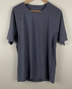 T-shirt manica corta Rhone uomo Heather Blue Reign - Foto 1 di 6