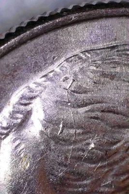 💰🇺🇸 2015 P Roosevelt Dime Ten Cents Coin Die Chip Error - Image 1 of 4
