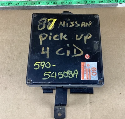 Unidad de control del motor camioneta Nissan 1986-1988 ECU ECM con soporte de montaje 2371007G01 Foto 1 de 4