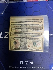 NEW $10 Star Note Uncirculated Ten Dollar Bill Series 2017A-One Star Note-READ - Picture 1 of 1