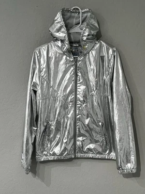 ⭐ Adidas Chaqueta Cortavientos Plateada Metálica 40 Aniversario Talla L Rara Foto 1 de 4