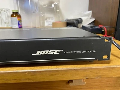 Bose 802C ii System Controller Rare Black Rackmount 802CII Operation confirmed - Image 1 of 4