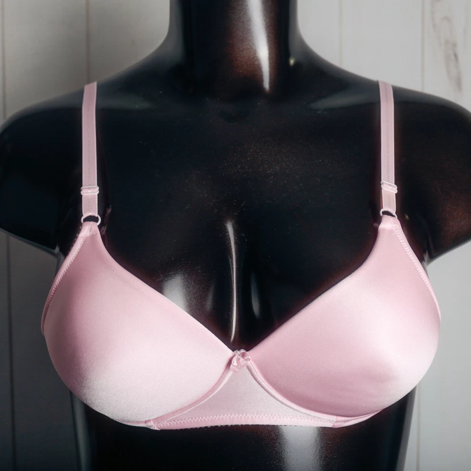 Sujetador Bestform Vintage Retro 38C Rosa Copa Suave Ligeramente Acolchado Demi Inalámbrico Rosa Foto 1 de 4