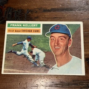 Topps 291 1956 Frank Kellert RC EX-NM - Imagen 1 de 2