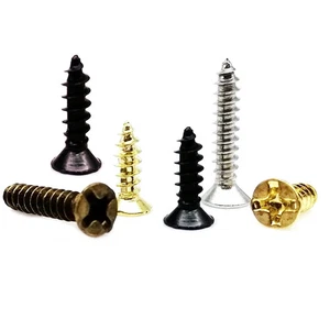 100pcs Mini Micro Cross Phillips Flat Countersunk Head Self Tapping Wood Screw - Picture 1 of 16