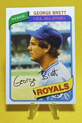1980 Topps Baseball #450 George Brett (Royals) Salón de la fama Foto 1 de 2