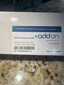 QSFP-4X10G-LR-S-AO 40G 1310NM 10km MPO, DOM - Zdjęcie 1 z 4