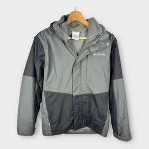 Columbia Boys size Large 14/16 Interchange Ski Grow System Jacket Gray 1878361 - Picture 1 of 10