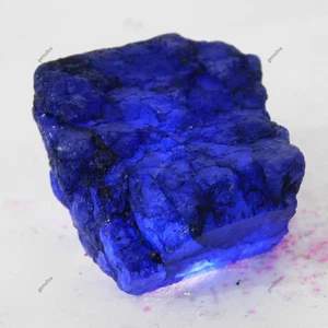 Natural Blue Sapphire 210.00 Ct Uncut Rough Earth Mined Loose Gemstone CERTIFIED - Picture 1 of 5