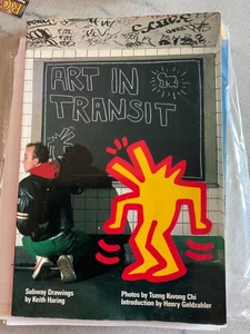 Keith Haring, Art in Transit Subway Drawings Graffiti Downtown 1984 NYC Book - Picture 1 of 3