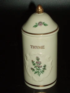 THE LENOX SPICE GARDEN (GIFTWARE) 1992 Fine Porcelain THYMIAN Dose & Lid NEU - Bild 1 von 5